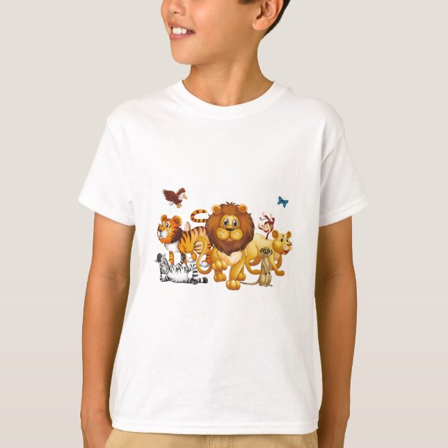Bards T-Shirt Animal Friends (Framsida)
