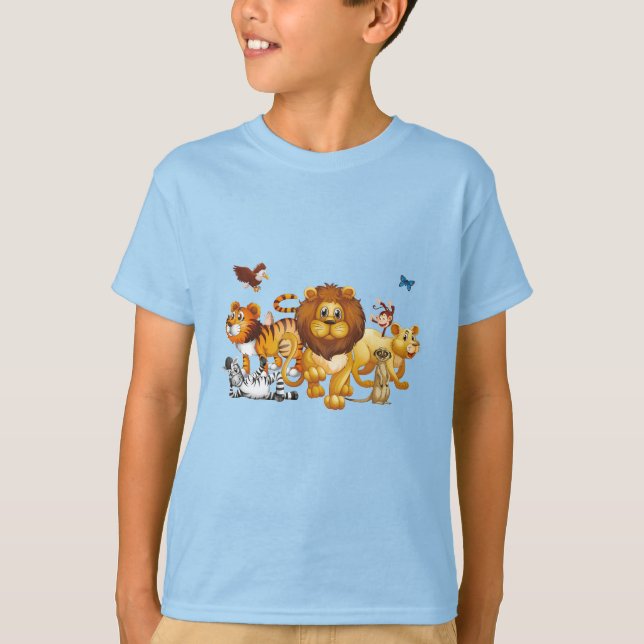 Bards T-Shirt Animal Friends (Framsida)