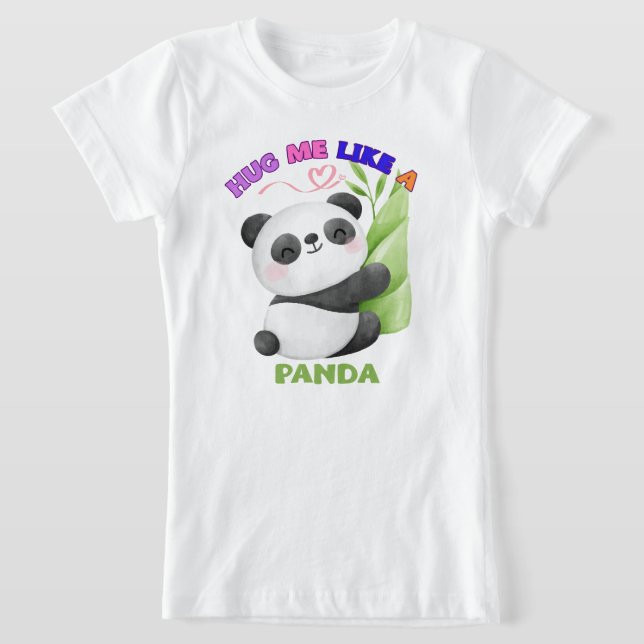 Bards T-Shirt - Hug mig som en Panda 🐼 (Laydown)
