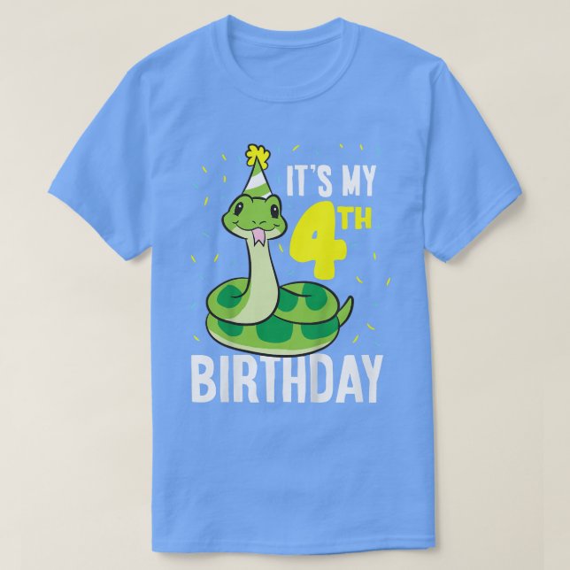 Bards tar min 4e födelsedagen 4-åriga födelsedag t shirt (Design framsida)