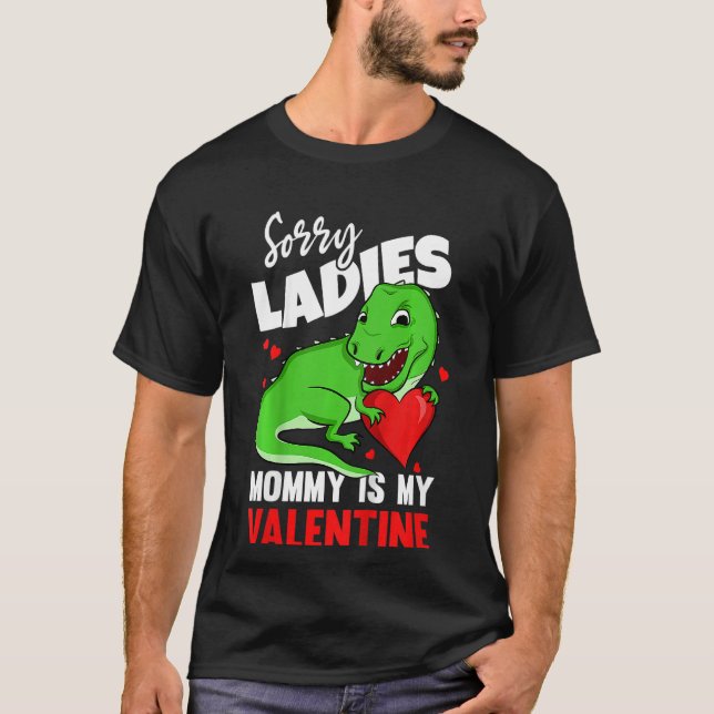 Bards Valentines day Mamma är min Valentine Rex Ma T Shirt (Framsida)