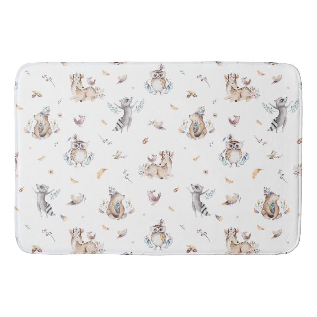 Bards Woodland Animal Bath Mat Badrumsmatta (Framsidan)