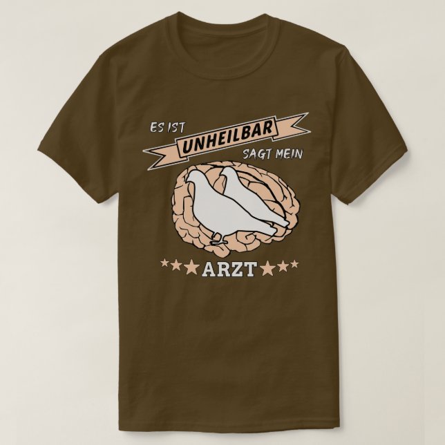 Bärduva fancid Det är obotligt 2 T Shirt (Design framsida)