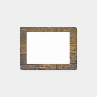 Bare Åldras Wood Panel Gräns Post-it Block