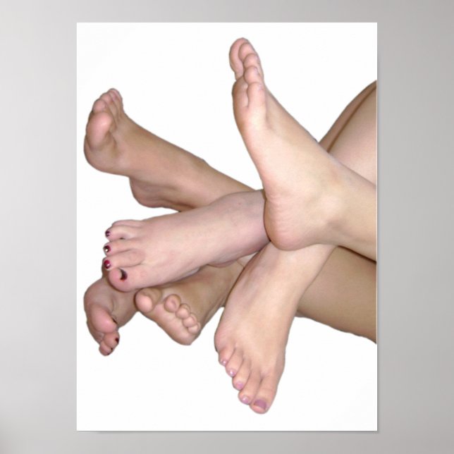 Bare Feet Art Poster (Framsidan)