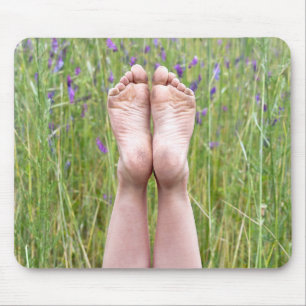 Bare Feet i Wildblommor Musmatta