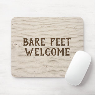 Bare Feet Välkommen på Sand Musmatta