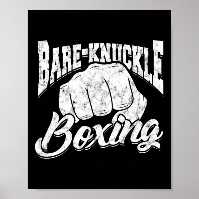 Bare-fingle-Boxing - Bare-lägg-sport och Fitne Poster (Framsidan)