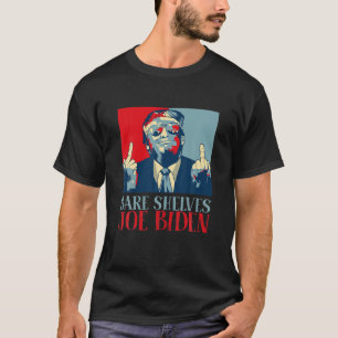 Bare hyllor till julfonen PM korsade fing T Shirt