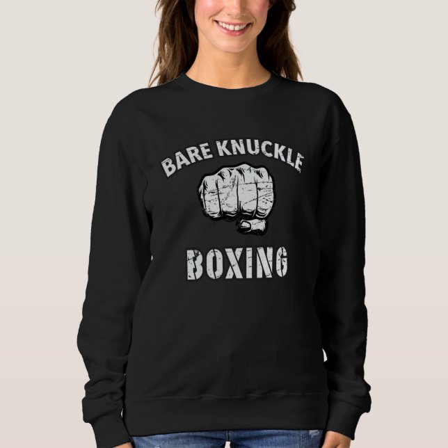 Bare Knuckle Boxing Boxer Fist Fighting Combat Spo T Shirt (Framsida)