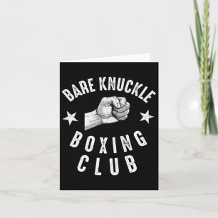 Bare Knuckle Boxing Manar Fighting Knuckle Figh Kort