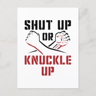 Bare Knuckle Boxing Up eller Knuckle Up Vykort