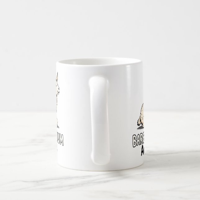 Bare Minimum Achiever Funny Llama Lazy Humor  Kaffemugg (Handtag)