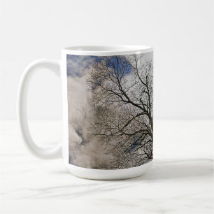 Bare Träd & Clouded Himlar Nature Design Kaffemugg