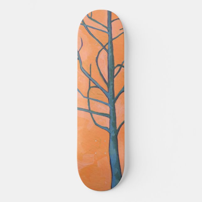 Bare Träd Mini Skateboard Bräda 18,5 Cm (Framsida)