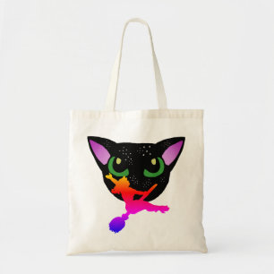 Bare Witch 2 Regnbåge Black Kattunge Star Freckles Tygkasse