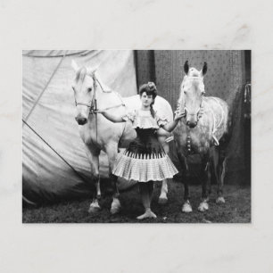 Bareback Girl: 1904 Vykort