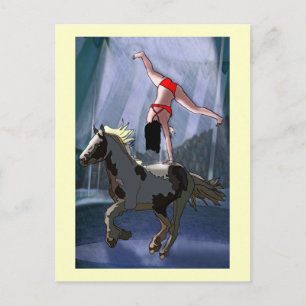 Bareback Rider Vykort