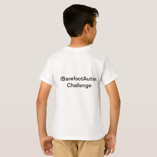Barefoot Autism Challenge children shirt T