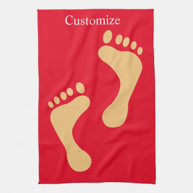 Barefoot Beach Bum Thunder_Cove Kökshandduk (Vertikal)