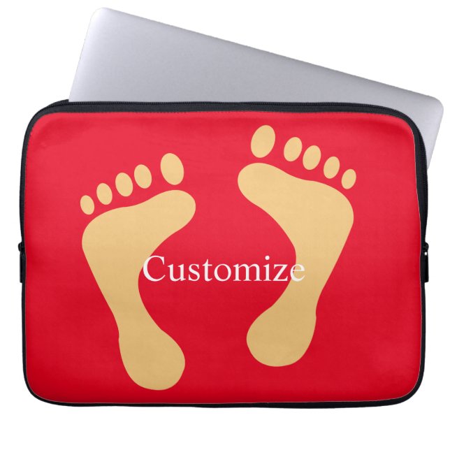 Barefoot Beach Bum Thunder_Cove Laptop Fodral (Framsidan)