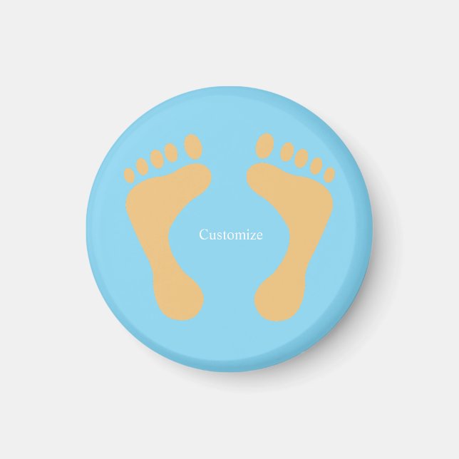 Barefoot Beach Bum Thunder_Cove Magnet (Framsidan)