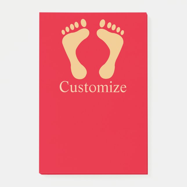 Barefoot Beach Bum Thunder_Cove Post-it Block (Framsida)