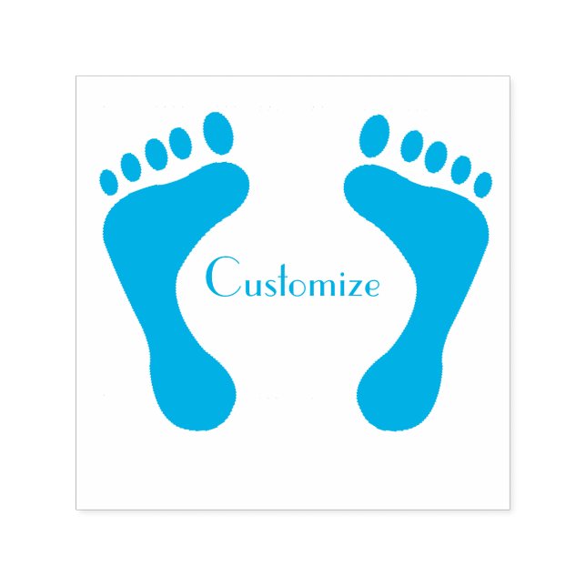 Barefoot Beach Bum Thunder_Cove Självfärgande Stämpel (Design)