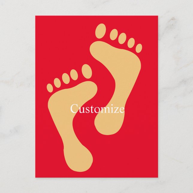 Barefoot Beach Bum Thunder_Cove Vykort (Framsida)