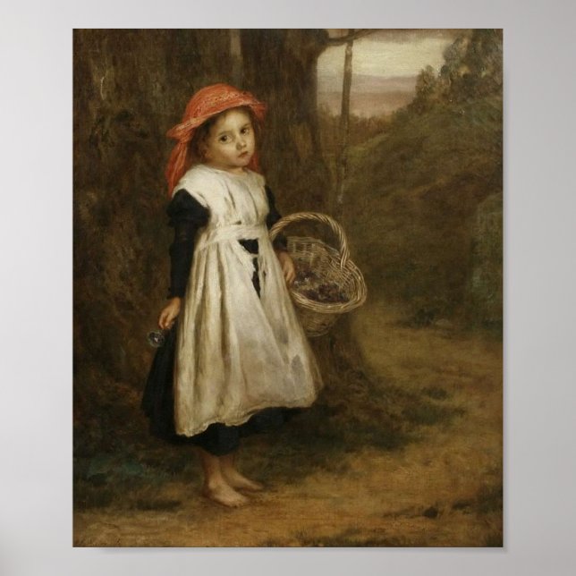 Barefoot Flower Girl Poster (Framsidan)