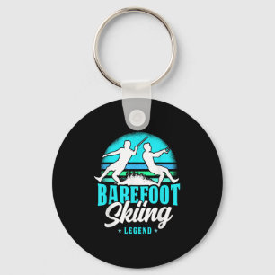 Barefoot Skidande Legend Retro Stil Vattensport Sk Nyckelring