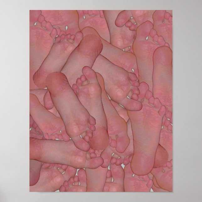 BareFoot Sulor Poster av FunnyFeet (Framsidan)