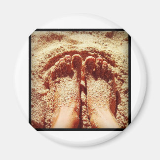 Barefoots livsstil Foto av Daniela Power Magnet