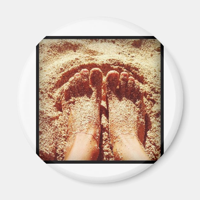 Barefoots livsstil Foto av Daniela Power Magnet (Framsidan)