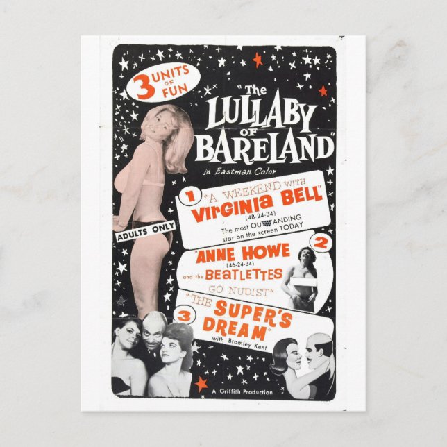 BARELAND POSTCARD LULLABY VYKORT (Framsida)