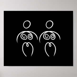 Barelines Woman och Woman Poster