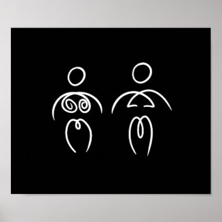 Barelines Woman och Woman Poster