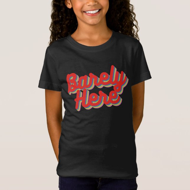 Barely here / Red T-Shirt (Framsida)
