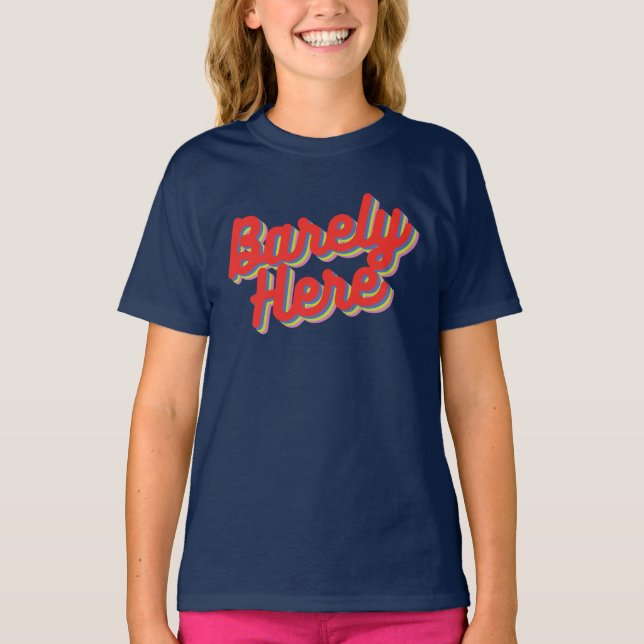 Barely here / Red T-Shirt (Framsida)