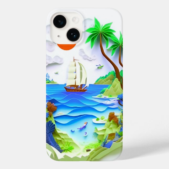 Barely There Color Splash iPhone 14-fodral av Case (Baksida)