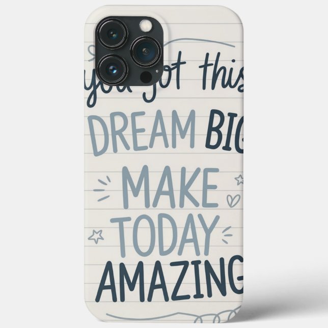 Barely There Motivational Notebook case (Baksida)