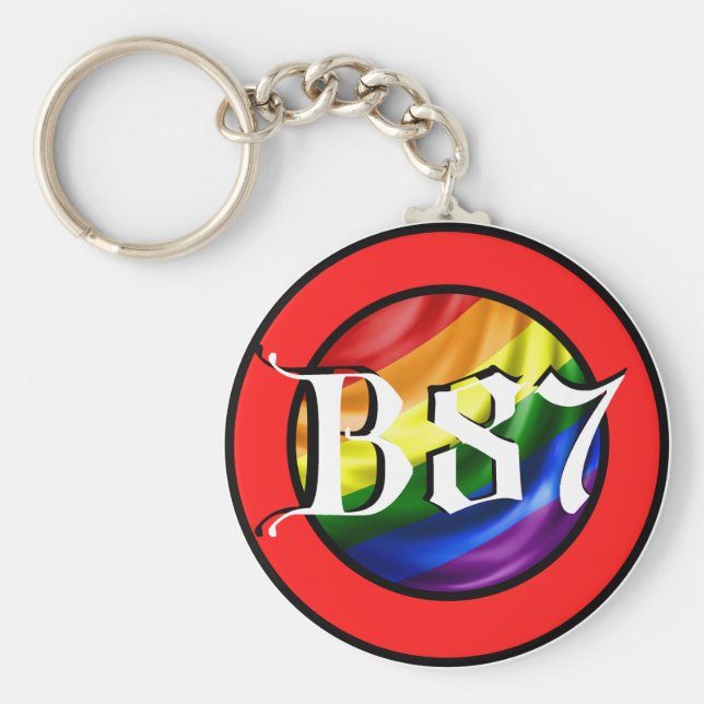Bareth87 Pridets Logotyp Nyckelring (Framsidan)