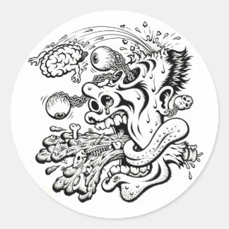BARF BRAIN RUNT KLISTERMÄRKE