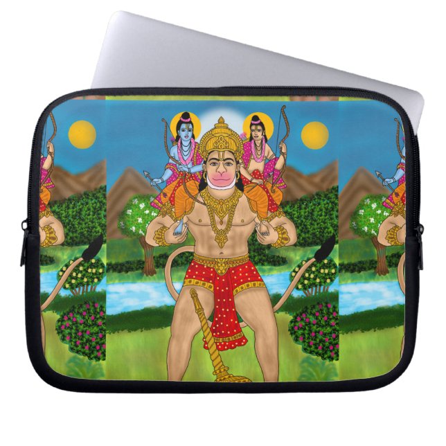 Bärfall för Hanuman Laptop Fodral (Framsidan)
