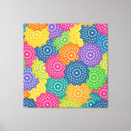 Bärfärgade Abstrakter Canvastryck