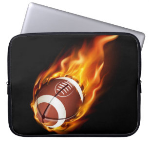 Bärfodral för laptop 15" Flammande fotboll  Fodral