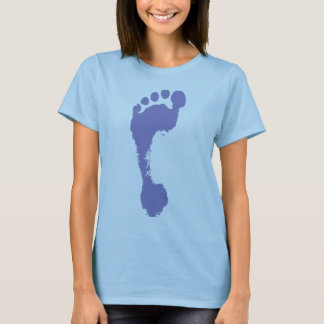 Barfota fotspårlilor tee shirt