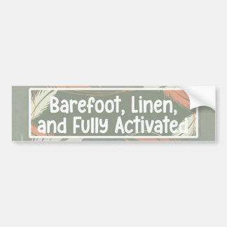 Barfota, Linne & Fullständigt Aktiverad Bildstämpe Bildekal