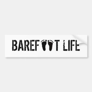 Barfota liv bildekal