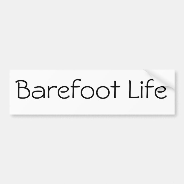 Barfota livbildekal bildekal (Framsidan)